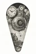 Time Travel tattoo design idea