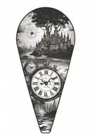 Time Travel tattoo design idea