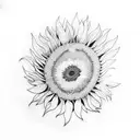 Van Gogh Sunflowers tattoo design idea