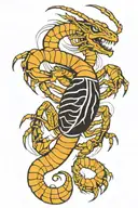 scorpio tattoo design idea