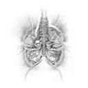 Spinal Cord tattoo design idea