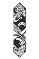 blackout tattoo design idea