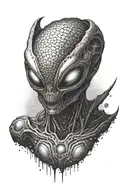 alien tattoo design idea