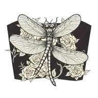 dragonfly tattoo design idea