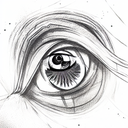 Evil Eye tattoo design idea