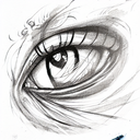 Evil Eye tattoo design idea