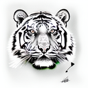 Tiger tattoo design idea