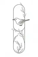 bird tattoo design idea