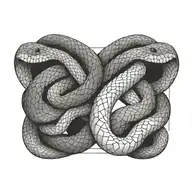 snake tattoo design idea