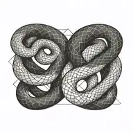 snake tattoo design idea