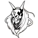 Skull tattoo design idea