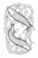 koi-fish tattoo design idea