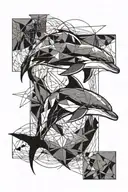 dolphin tattoo design idea