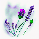 Lavender tattoo design idea