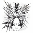 Pineapple tattoo design idea