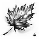 Maple Leaf tattoo design idea