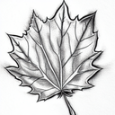 Maple Leaf tattoo design idea