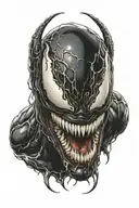 venom tattoo design idea