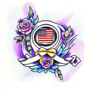 Lavender tattoo design idea