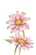 daisy tattoo design idea