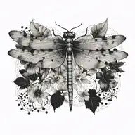 dragonfly tattoo design idea