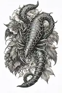 scorpio tattoo design idea