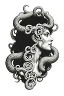 medusa tattoo design idea