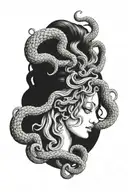medusa tattoo design idea