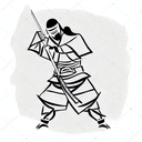 Samurai tattoo design idea