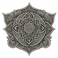 arabic tattoo design idea