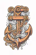 anchor tattoo design idea
