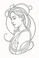 virgo tattoo design idea