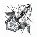 Arrow tattoo design idea