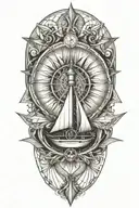 nautical tattoo design idea
