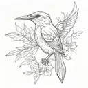 bird tattoo design idea