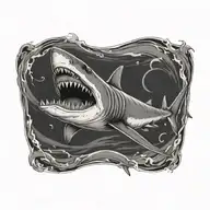 shark tattoo design idea