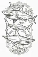shark tattoo design idea