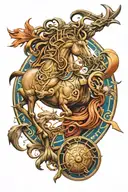 sagittarius tattoo design idea