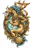 sagittarius tattoo design idea