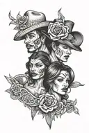 friendship tattoo design idea