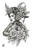 friendship tattoo design idea