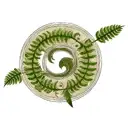 Fern Tree tattoo design idea