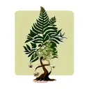 Fern Tree tattoo design idea