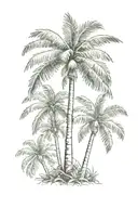 palm-tree tattoo design idea