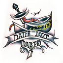 Dagger tattoo design idea