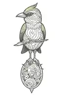 bird tattoo design idea