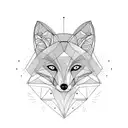 Fox tattoo design idea