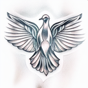Dove tattoo design idea