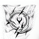 Lightning Bolt tattoo design idea