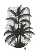 palm-tree tattoo design idea